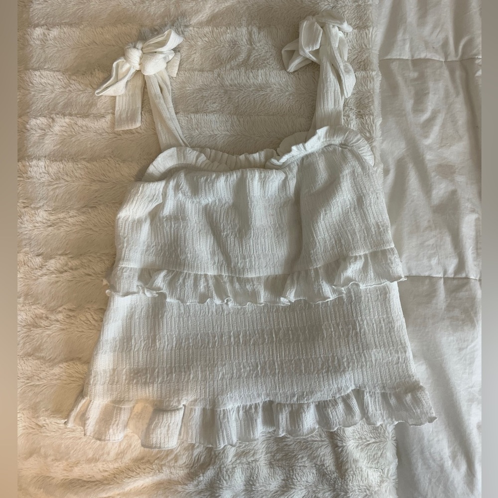 Altar’d State white ruffle top